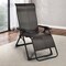 Costway 2PCS Patio Rattan Zero Gravity Lounge Chair Folding Recliner Adjustable Headrest